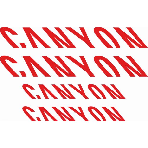 Frame stickers canyon brand: buy it now on Bikestickers.eu | Bike Stickers