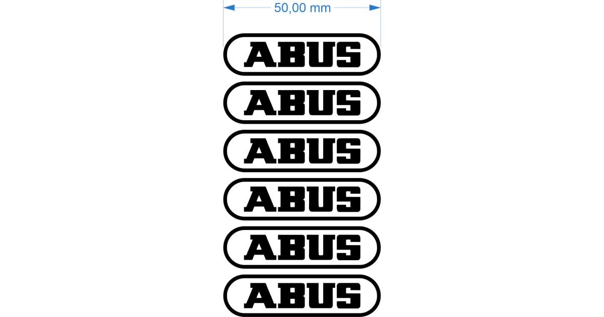 Individuelles aufkleber-kit für den abus™ airbreaker helm: Abus™  helmaufkleber Personalisiert