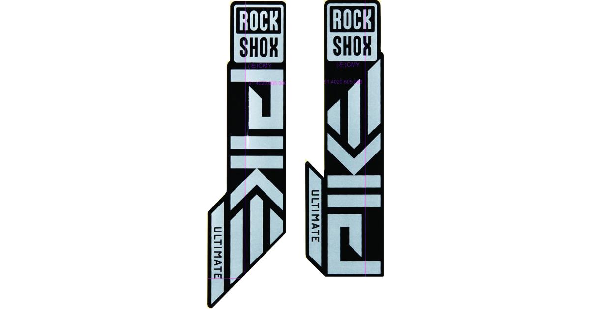 Adesivi forcella rock shox pike ultimate / select / select+ 2023: Adesivi  forcelle Personalizzati